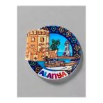 Alanya Temalı Polyester Kabartmalı Magnet Buzdolabı Süsü