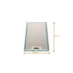 Alanya Yedek Parça 205X474 Mm Davlumbaz Filtresi Ankastre Aspiratör Alüminyum Metal Ocak Yağ Filtresi E8