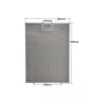 Alanya Yedek Parça 358 X 264 Mm, Davlumbaz Aspiratör Filtresi Metal Yağ Filtresi 00703451, 703451 Bosch, L1