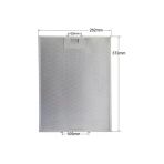 Alanya Yedek Parça 81460072 Aspiratör Davlumbaz Metal Yağ Filtresi 370X281mm Teka Kse90, Db19