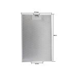 Alanya Yedek Parça 81484013 Davlumbaz Aspiratör Filtresi, 340X273mm, Teka, Dh2-60 Inox, Dh2-60Inox
