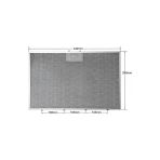 Alanya Yedek Parça Davlumbaz Süpürgesi Yağ Filtresi 440X280 Mm Teka Ve Beko E12 İle Uyumlu Metal Yağ Filtresi 81455031-9198810134