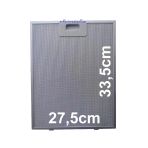 Alanya Yedek Parça Icf Davlumbaz Yağ Filtresi 275X335mm Aspiratör Ekstrüzyon Metal Tel Filtre 27,5X33,5Cm