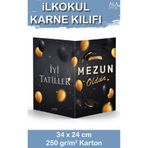 Alapak Karne Kılıfı - Balonlu Mezuniyet Temalı Karne Dosyası (1 Adet)