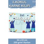 Alapak Karne Kılıfı - Kep Atma Temalı Karne Dosyası (1 Adet)