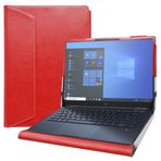 Alapmk Koruyucu Kapak Kılıf HP Spectre x360 14-eaXXXX 14-efXXXX 14-ea0023dx 14t-ea00/HP Elite Dragonfly Chromebook/HP Elite Dragonfly G3 13.5" Dizüstü Bilgisayar için [HP Elite Dragonfly G1 G2 uyumlu değildir], Kırmızı