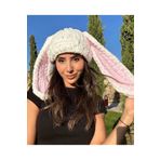 ALARA REYHAN Tavşan Kulaklı Bere Handmade Peluş Örgü