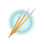 alaraycosmetics 3 Adet/takım Profesyonel Tırnak Sanat Ince Çizgi Çizim Için Fırçalar Boyama Astar Fırça Seti