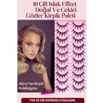 alaraycosmetics Anime Islak Effect Doğal Ve Günlük Kullanıma Uygun 10 Çift Kirpik-Alara^nın Kirpik Kolleksıyonundan