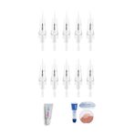 alaraycosmetics Kalıcı Makyaj Iğne Ve Bakım Seti/10 Adet T Iğne 1p-3p-5p/onarıcı Vitamın Krem/aneztezik Krem