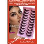alaraycosmetics Takma Ipek Kirpikler Alara^nın Kolleksıyonu Wıspy Tarzı 10 Cıft 5d Curl Rus Volume- Etkili Bakışlar