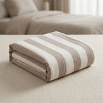 Alas Home Tek Kişilik Çizgili Nevresim Takımı 160x220 cm