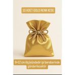 ALASEREN SATEN GOLD RENK BEZ KESE 9×12 CM 10LU PAKET DÜĞÜN,NİŞAN TAKI,LAVANTA,KURUYEMİŞ BEZ POŞET