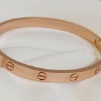 Alaşım Kartier Kelepçe Bileklik Rose - 126