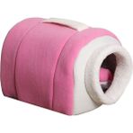 Alaska Taşınabilir Kedi Yatağı Yuvası Yıkanabilir - Pembe