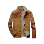 Alaska The Last Frontier R.lion Kürklü Kot Mont Premium Denim -- Açık Camel-- Açık Camel