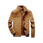 Alaska The Last Frontier R.lion Kürklü Kot Mont Premium Denim --k.camel-- Camel