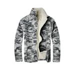 alaska the last frontier R.lion Slim Fit erkek çocuk Kürklü Kot Mont Premium Denim Açık Kamuflaj