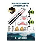 Alastor Profosyonel 2'li Sazan Olta Takımı 2 Adet Kamış 2 Adet Makine Sazan Olta Seti Makineli