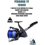 Alastor Surf Olta Makinesi Piranha Yf 10000 7 Bilyeli 16KG Drag Gücü - Mavi