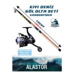 Alastor Trendy Olta Seti Kıyı Göl Deniz Olta Seti Vortex Olta Makinesi Dahil Olta Kamışı 2'Li Set