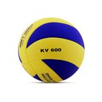 ALASTOR Voleybol Topu Soft Touch Yapıştırma Yumuşak Yüzey 18 Panel 5 Numara Sarı-Lacivert