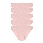Alaturka Kadın Fitilli 5'Li Külot Set Kts3069,Pembe L