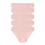 Alaturka Kadın Fitilli 5'Li Külot Set Kts3069,Pembe Xs