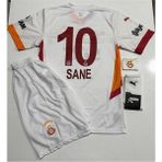 Alaturka Mix 5 Yıldızlı 2024/25 G.l.t.s.r.y #10 Leroy Sane Deplasman Beyaz Çocuk Forması - 5 - 6 Yaş