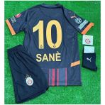 Alaturka Mix 5-Yıldızlı Galatâsarây./ Leroy Sane / 2024/25 Alternatif Siyah Yeni Sezon Çocuk Forması 4'lü Set - 11 - 12 Yaş