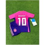 Alaturka Mix Almanya 2024 Jamal Musiala 10 Deplasman Pembe Çocuk Forması Forma Şort Çorap - 11 - 12 Yaş