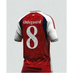 Alaturka Mix Arsenal 2023/24 Sezonu Martin Degaard Özel Konsept Forması (Klbm) - Kırmızı
