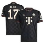 Alaturka Mix Bayern Münih 2026 Yeni Sezon Michael Olise Üçüncü Siyah Yetişkin Forması - 7 - 9 Yaş