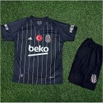 Alaturka Mix BEŞIKTAŞ./.2024/2025 Yeni Sezon.\\deplasman Siyah Kısa Kol Çocuk Forma - 13 Yaş
