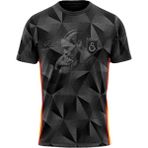 Alaturka Mix Galata saray Gs Store Sane Resimli Özel Tasarım Yetişkin Taraftar Forması T-Shirt - 2XL - Siyah
