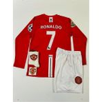 Alaturka Mix Manchester/united Moskova 2008 Sezonu Cristiano Ronaldo Uzun Kol Çocuk Forması 4'lü Set (Red-Armalı - 5 - 6 Yaş - Kırmızı
