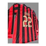 Alaturka Mix Özel Konsept A.c Milan 125.yıl KAKA 22 Baskılı Özel Nostalji Uzun Kollu Forması