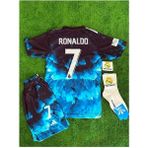 Alaturka Mix Real Madrid 2025/26 Yeni Sezon Mavi Dalga Desenli Ronaldo Çocuk Forması 4'lü Set - 13 Yaş