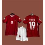 Alaturka Mix Türkiye Milli Takım Euro 2024 Kenan Yıldız 19 Numara Çocuk Yeni Sezon Forması (Kırmızı) - 7 - 9 Yaş