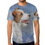 Alaza Jack Russell Terrier Dog Kısa Kollu Erkek Tişört