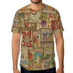 Alaza Tarot Cards Vintage Kısa Kollu Erkek Tişört