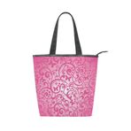 Alaza Tote Kanvas Soyut Güzel Kelebek 14×4.5×15 inç Çoklu Kadın Omuz El Çantası