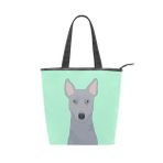 Alaza Tote Kanvas Thai Ridgeback Köpek 14×4.5×15 inç Çoklu Kadın Omuz El Çantası