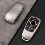 Alazpay Mercedes A B C E S G Serisi Cla Cle Gls Gla Glb Glc Amg Uyumlu Titan Gri Tpu Anahtar Kılıfı