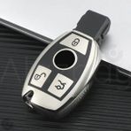 Alazpay Mercedes A B C E S G Serisi Gl Gla Glc Cla Cls Amg Parlak Tpu Anahtar Kılıfı - Gümüş