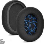 Alazpay Steel Series Arctis 1 3 5 7 9 9x Pro Arcits Uyumlu Yumuşak Kulaklık Sünger Yastığı Pedi - Siyah - Mavi