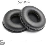 Alazpay Universal Kulaklık Pedi Kulaklık Yumuşak Süngerli Kulaklık Yastığı Pedi (45MM ~ 110MM) - 100mm