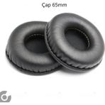 Alazpay Universal Kulaklık Pedi Kulaklık Yumuşak Süngerli Kulaklık Yastığı Pedi (45MM ~ 110MM) - 65mm