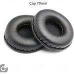 Alazpay Universal Kulaklık Pedi Kulaklık Yumuşak Süngerli Kulaklık Yastığı Pedi (45MM ~ 110MM) - 70mm