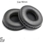 Alazpay Universal Kulaklık Pedi Kulaklık Yumuşak Süngerli Kulaklık Yastığı Pedi (45MM ~ 110MM) - 90mm